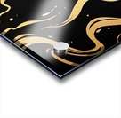Liquid Black Marble Acrylic print