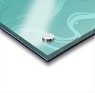 Turquoise Liquid Marble  Acrylic print