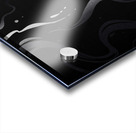 Classy Liquid Black Marble Acrylic print