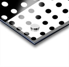 Monochrome Circle Dots Acrylic print
