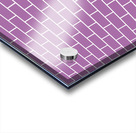 Baby Pink Brick Pattern Acrylic print