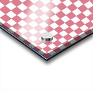 Baby Pink Check Pattern Acrylic print