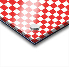 Red Check Pattern Acrylic print