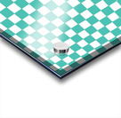 Green Check Pattern Acrylic print