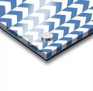 Royal Blue Chevron Pattern Acrylic print