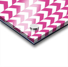 Pink Chevron Pattern Acrylic print