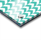 Green Chevron Pattern Acrylic print