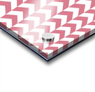 Pink Chevron Pattern Impression Acrylique
