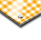 Yellow Plaid Pattern Acrylic print