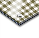Brown Plaid Patten Acrylic print