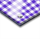 Purple Plaid Pattern Acrylic print
