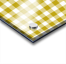 Mustard Plaid Pattern Acrylic print