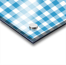 Light Blue Plaid Pattern Acrylic print