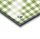 Light Green Plaid Pattern Acrylic print