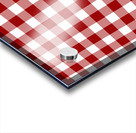 Red Plaid Pattern Acrylic print