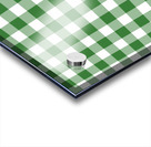 Green Plaid Pattern Acrylic print