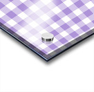 Purple Plaid Pattern Acrylic print