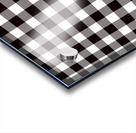 Black Plaid Pattern Acrylic print