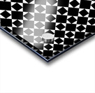 Black and White Geometric Pattern Acrylic print