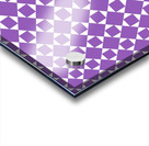 Purple Geometric Pattern Acrylic print