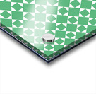Green Geometric Pattern Acrylic print