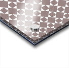 Light Brown Geometric Pattern Acrylic print