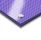 Eggplant Check Pattern Acrylic print