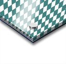 Light Green Checkers Pattern Acrylic print