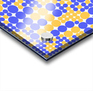 Yellow and Blue Dots Pattern Acrylic print