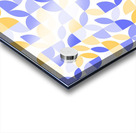Yellow and Blue Geometry Acrylic print