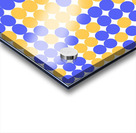 Yellow and Blue Dots Pattern Acrylic print