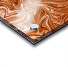 Brown Liquid Marble Acrylic print