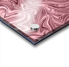 Pink Liquid Marble Acrylic print