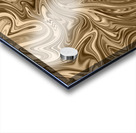 Tan Liquid Marble Acrylic print