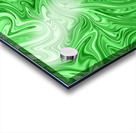 Green Liquid Marble Acrylic print