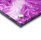 Violet Liquid Marble Acrylic print