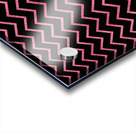 Pink Chevron Glitter Acrylic print