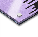 Dripping  Purple Glitter Acrylic print