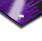 Dripping Indigo Glitter Acrylic print