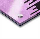 Dripping Plum Glitter Acrylic print