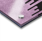 Dripping Lavender Glitter Acrylic print
