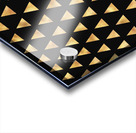 Champagne Gold Triangle Acrylic print