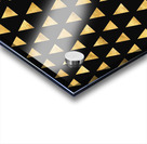 Gold Texture Triangle Acrylic print