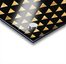 Gold Foil Triangle Acrylic print