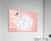 SWAN LOW POLY ART Acrylic Print