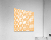 Orange Pattern Artwork Acrylic Print