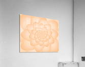 Pastel Orange Art Acrylic Print