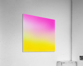 pink to yellow Gradient Background Acrylic Print