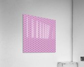 Pink Star Pattern Acrylic Print