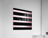 PINK GRADIENT STRIPE Acrylic Print